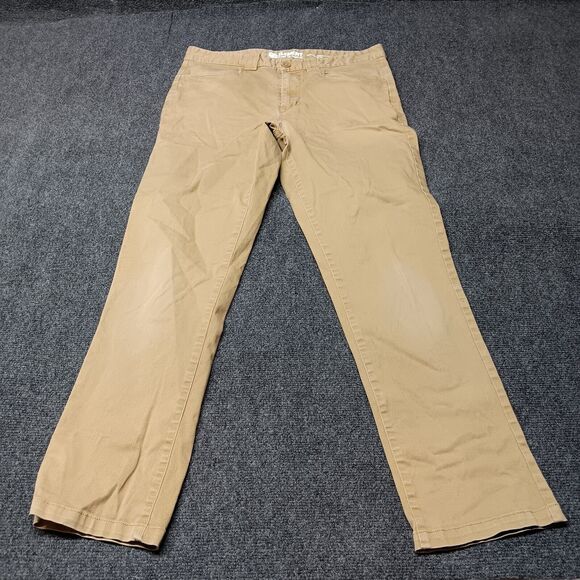 Element Pants‎ Men 32 Tan Khaki Sawyer Regular Fit Straight Leg - Picture 1 of 11